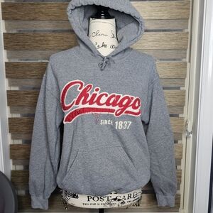 Gray Chicago Hoodie Sz Small